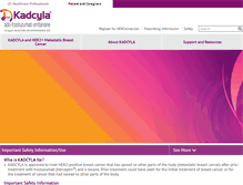 Tablet Screenshot of kadcyla.com
